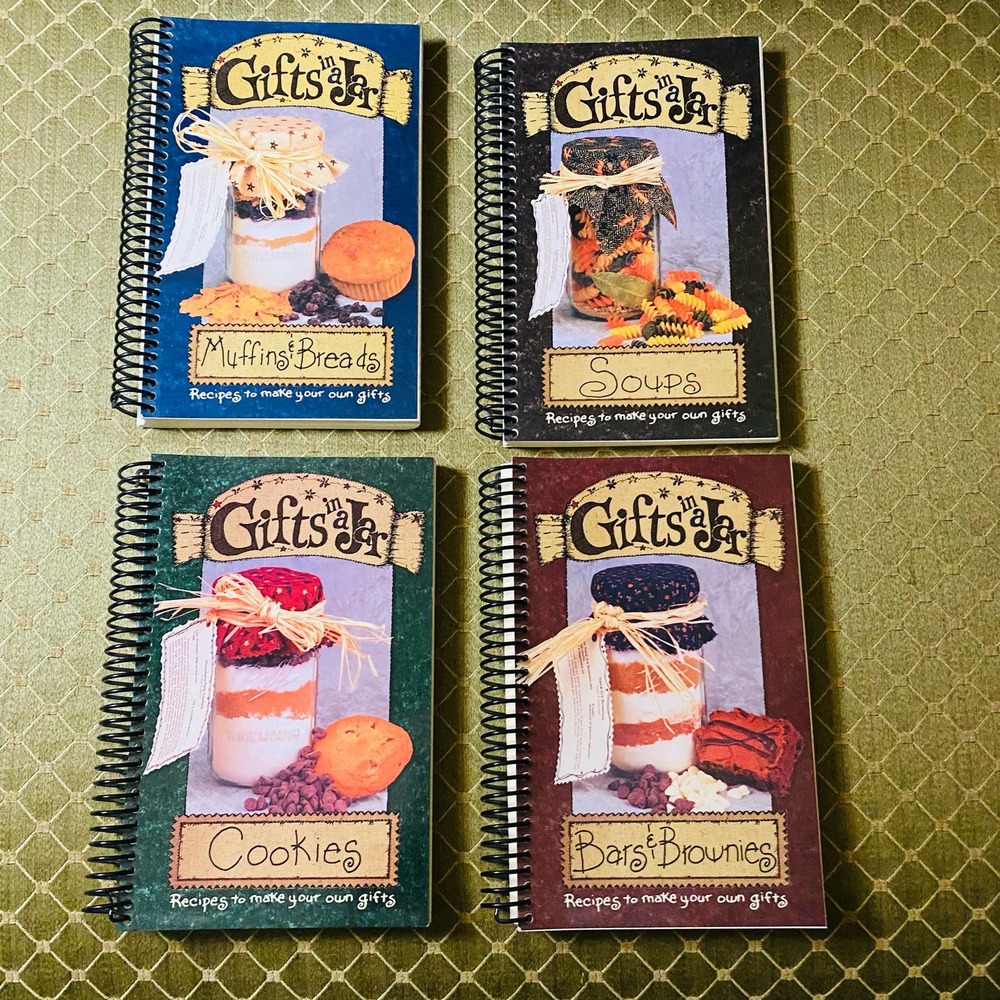 Gifts in a Jar Books Series Muffins, Bars, Brownies, Breads, Cookies, Soups.